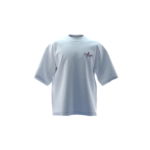 Bright White Oversized T-Shirt | Premium Lucid Graphics