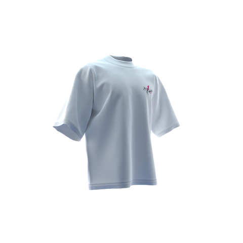 Bright White Oversized T-Shirt | Premium Lucid Graphics