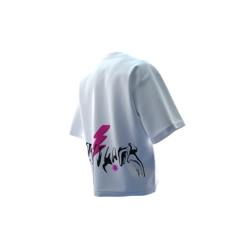 Bright White Oversized T-Shirt | Premium Lucid Graphics