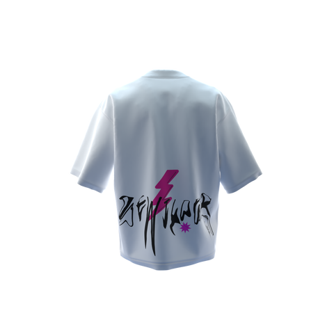 Bright White Oversized T-Shirt | Premium Lucid Graphics