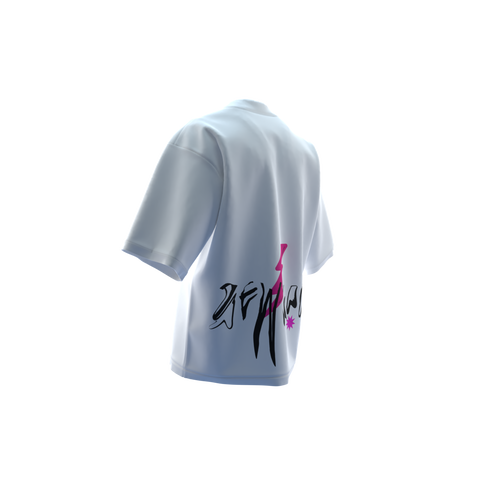 Bright White Oversized T-Shirt | Premium Lucid Graphics