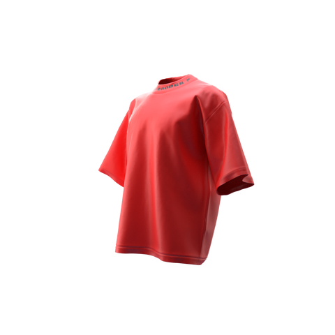 Wild Red Oversized T-Shirt | Floral Print Streetwear